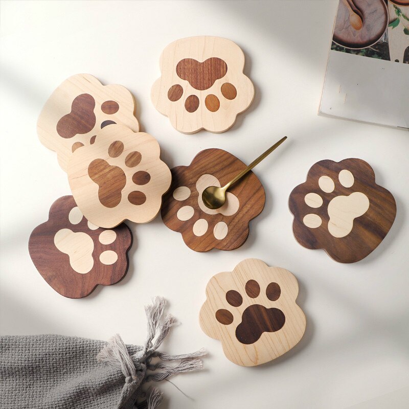 Cute Paw Coasters