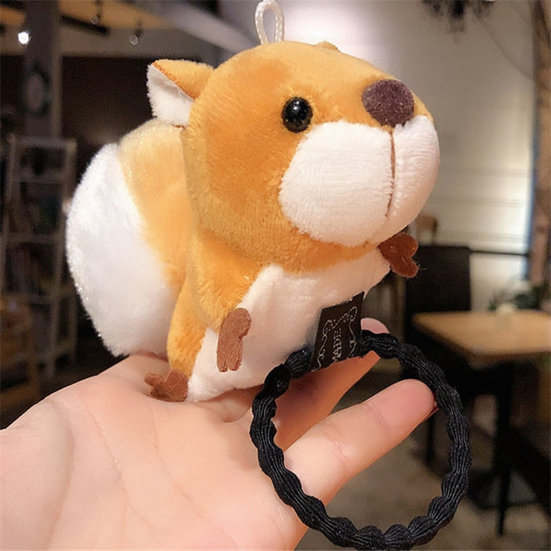 Squirrel Plush Hairband and Hair Tie