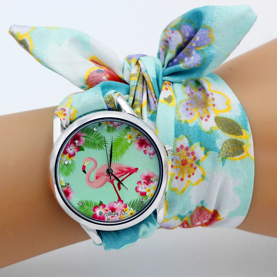 Floral Chiffon Watch