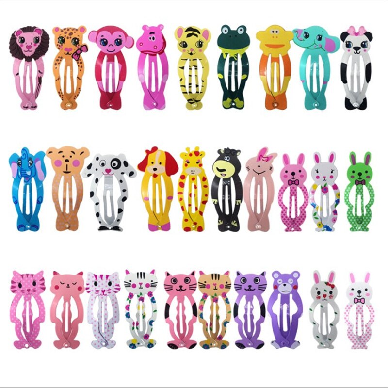 20Pcs Assorted Character Hair Clips