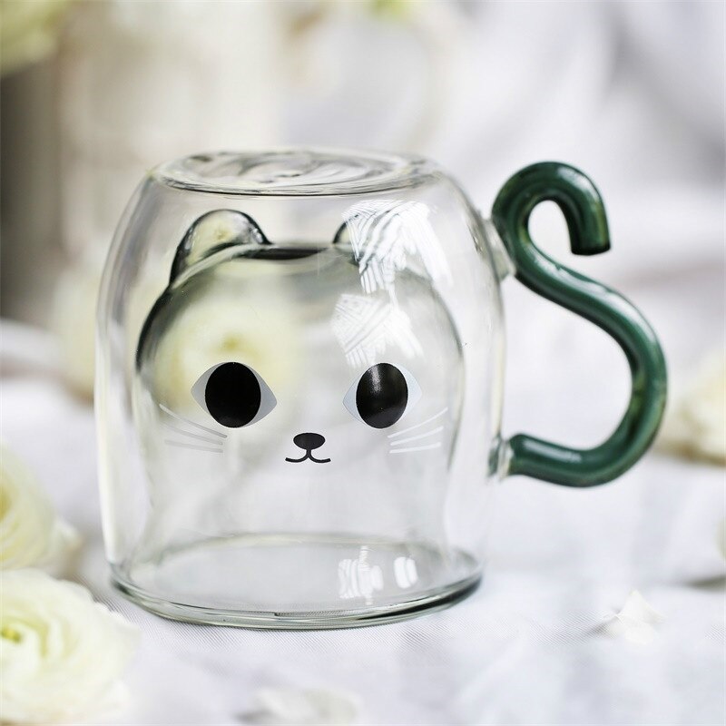 Adorable Kitty Coffee Mug w/ Lid