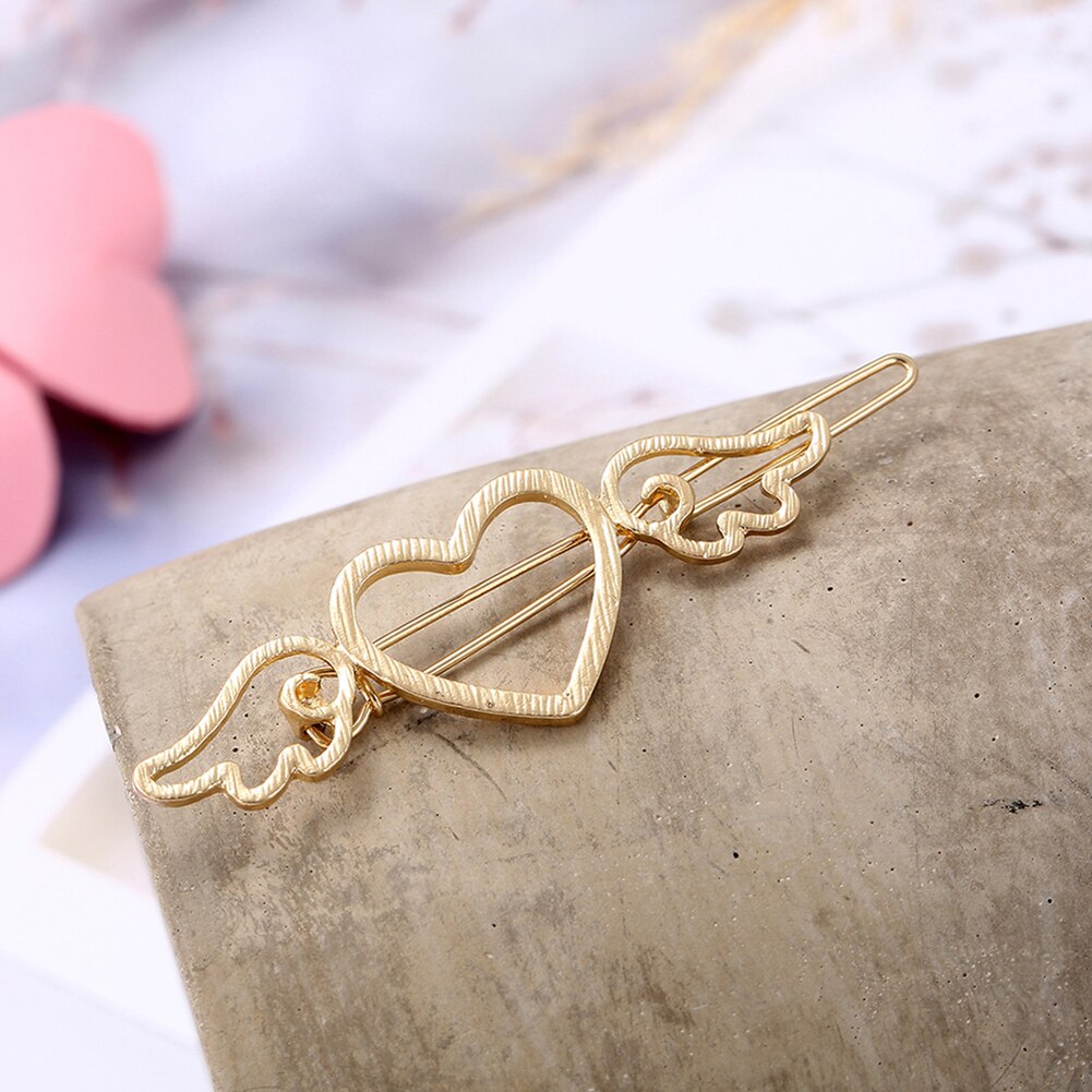 Hollow Angle Wings Hair Clip
