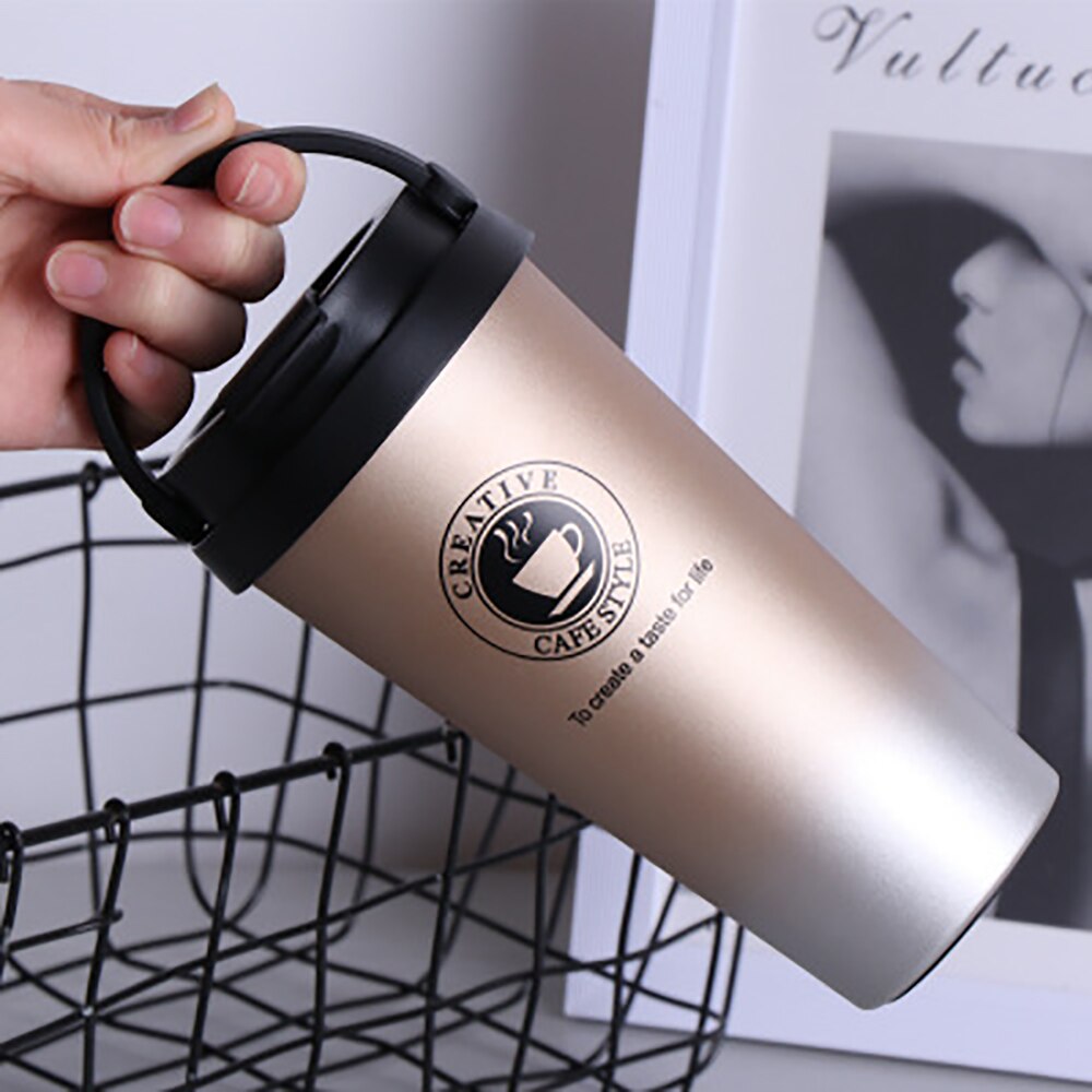 Stainless Steel Thermos w/ Carrying Lid