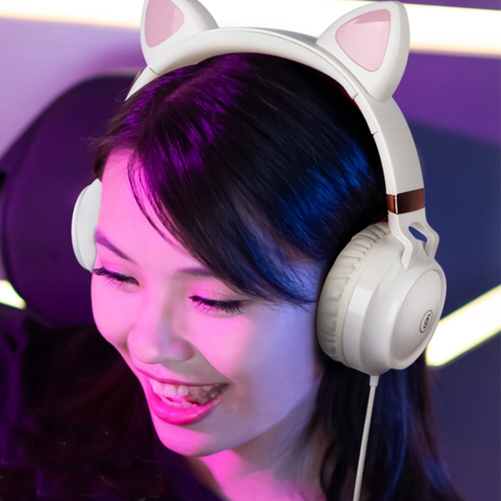 Cute Cat Ear Headphones