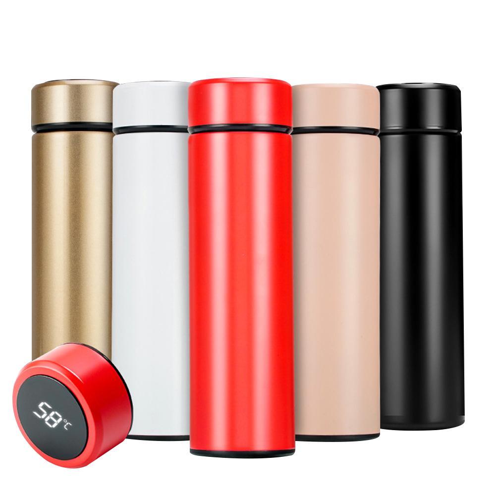 Stainless Steel Thermos w/ Temperature gauge