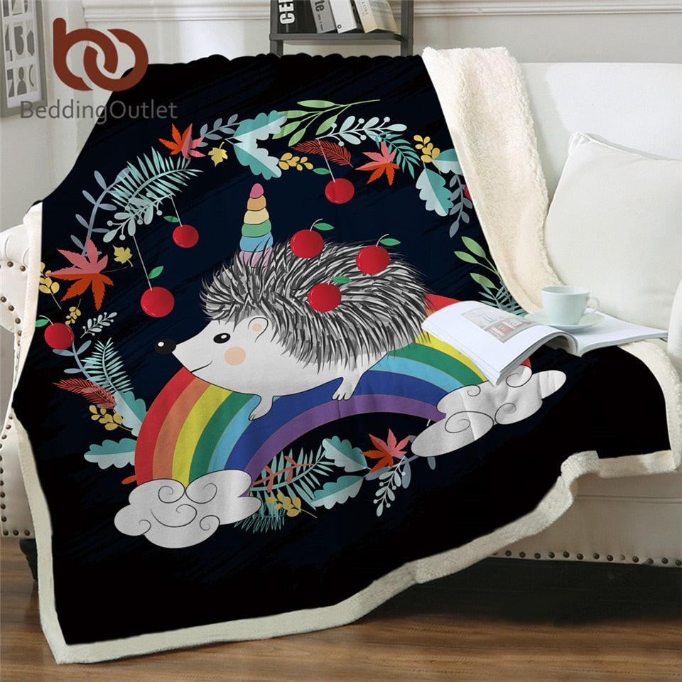 Colorful Hedgehog Blankets