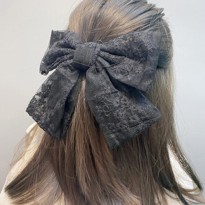 Lace Flower Bow