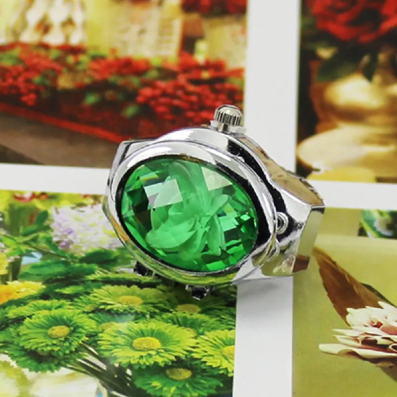 Clamshell Ring Watch