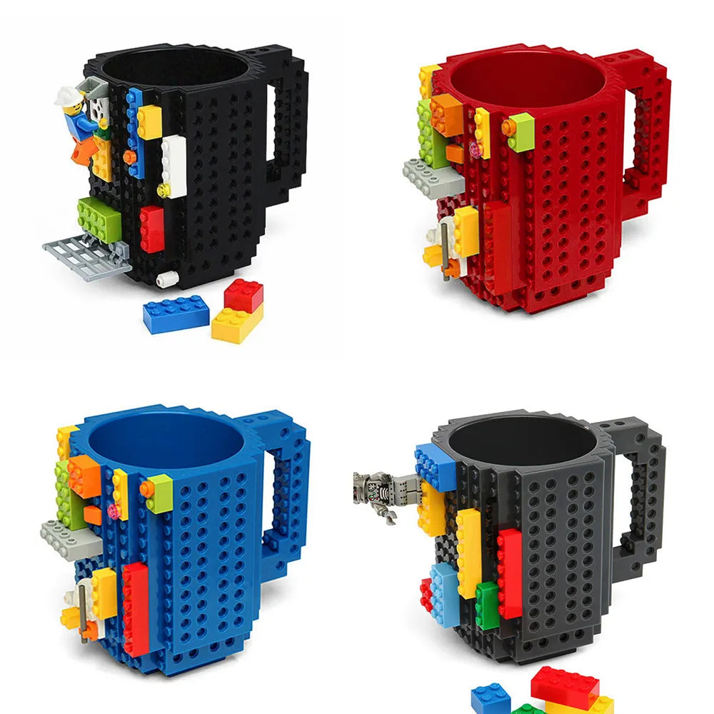 1Pc Build-On Brick Coffee Cup