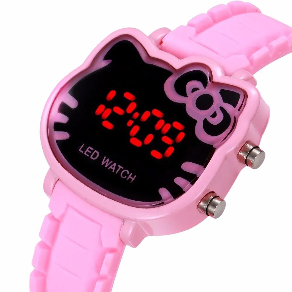LED Silicone Hello Kitty Watch