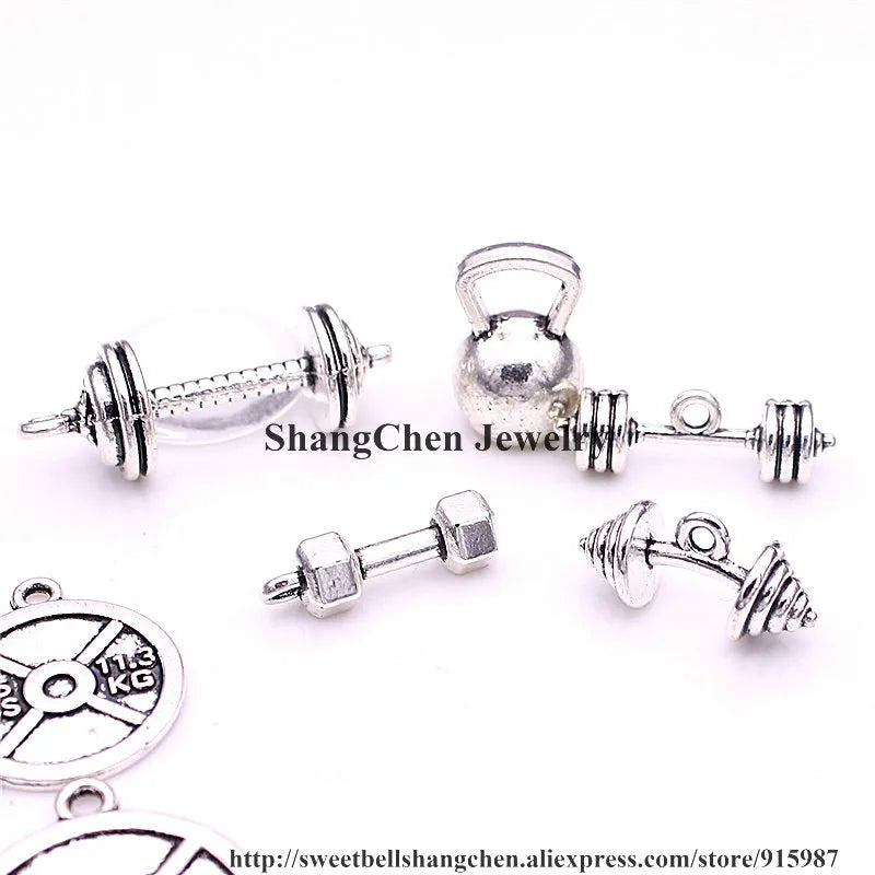 26Pcs Weightlifter Charms