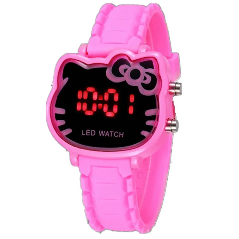 LED Silicone Hello Kitty Watch