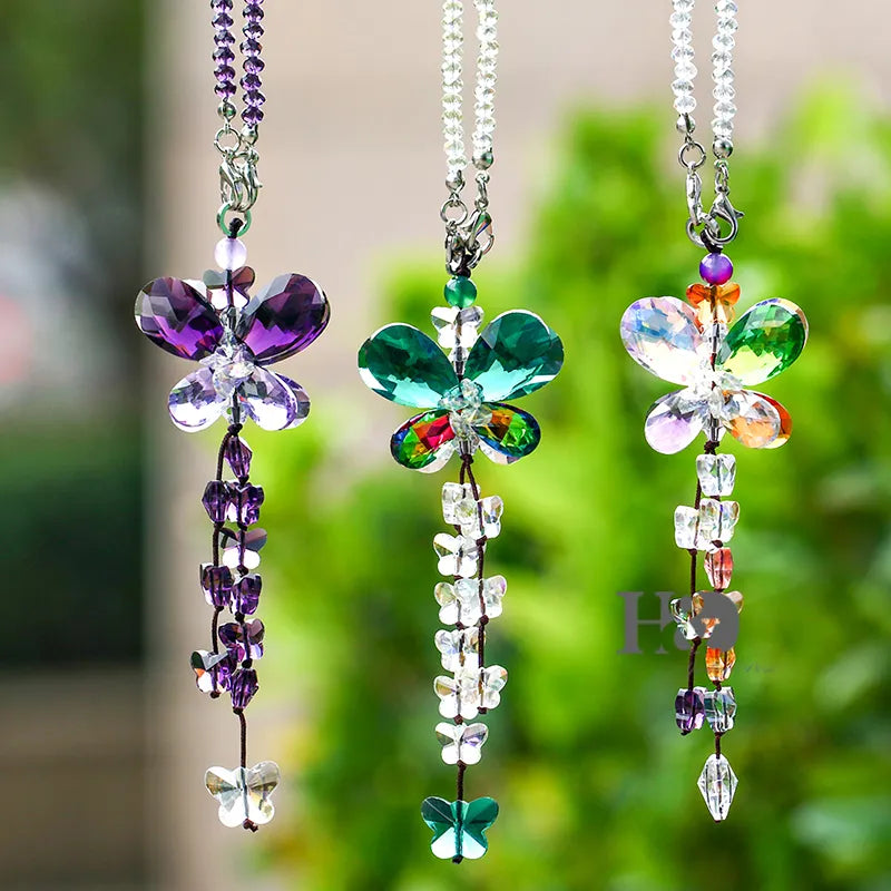 Butterfly Crystal Hanging Prisms