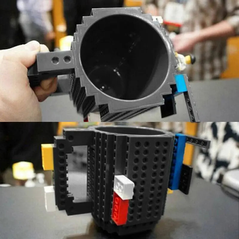 1Pc Build-On Brick Coffee Cup