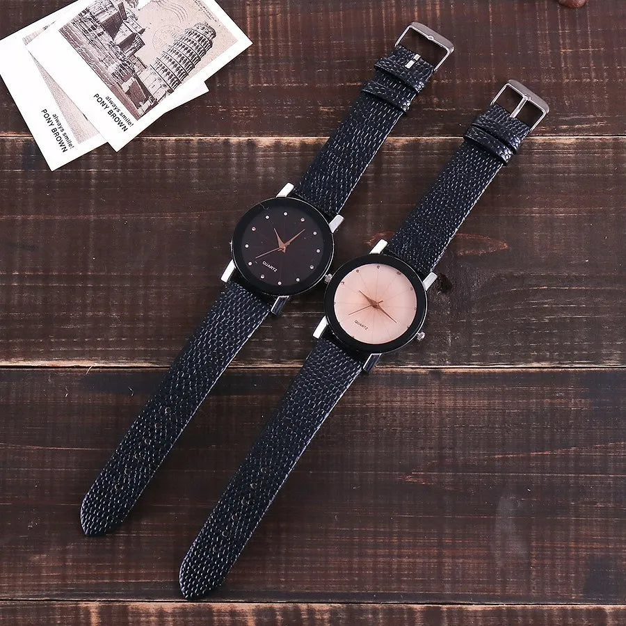 Simple and Sleek Watch w/ Diamonds