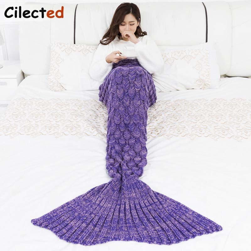 Knitted Mermaid Blanket Tails