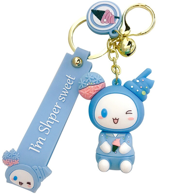 Adorable Character Silicone Keychains