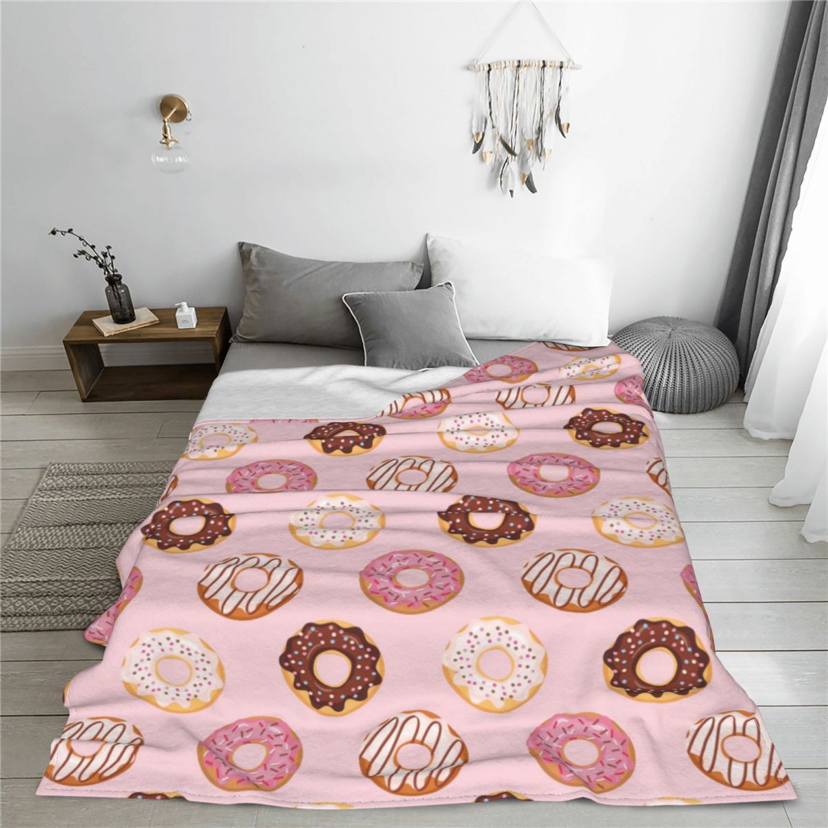 Cute Glazed Donuts Blankets