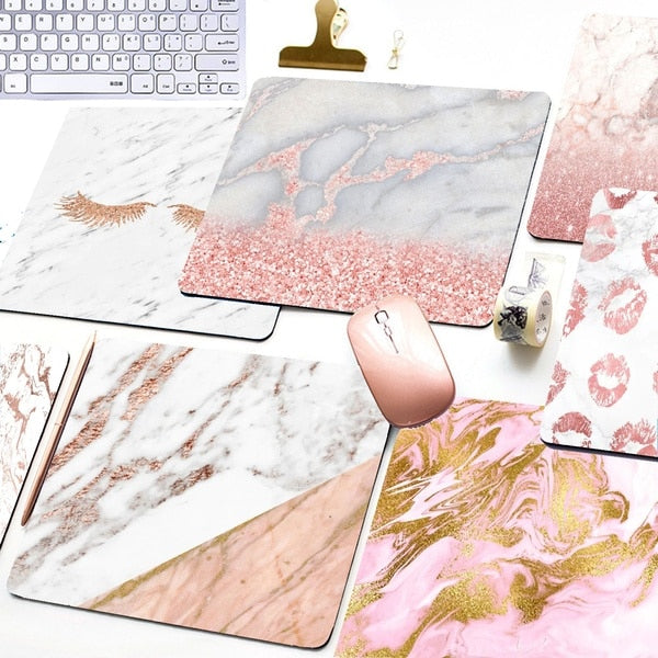 Assorted Rose Gold Mouse Pad