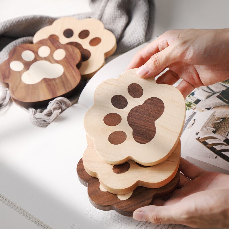 Cute Paw Coasters