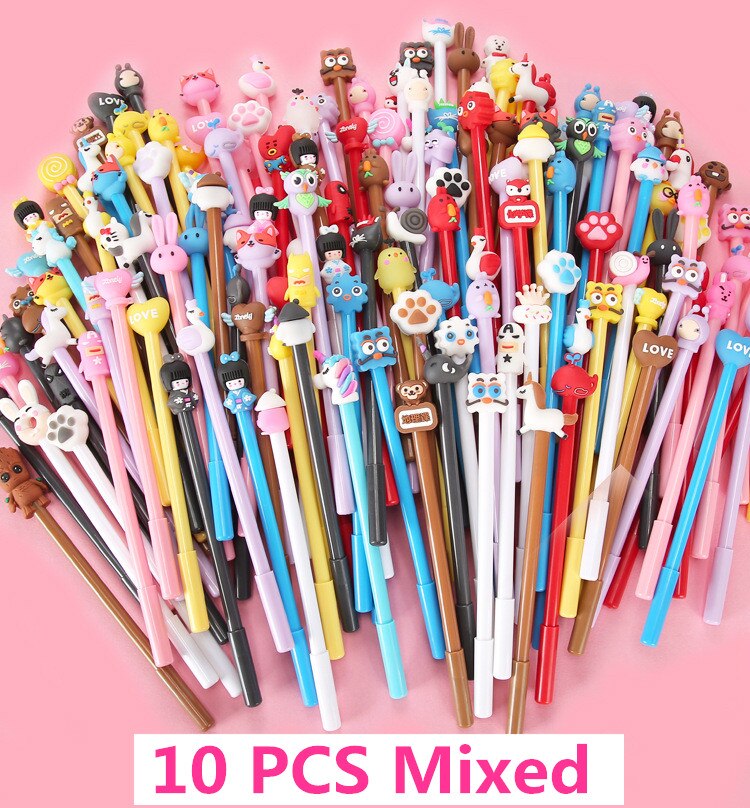 10Pcs Assorted Gel Pens