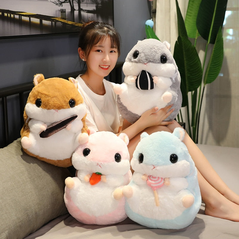 Cute Hamster Plushie and Hand Warmer