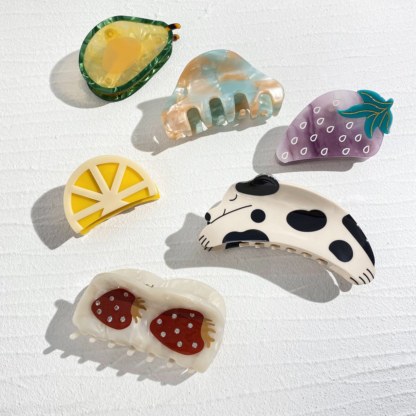 Assorted Shaped Hair Clips