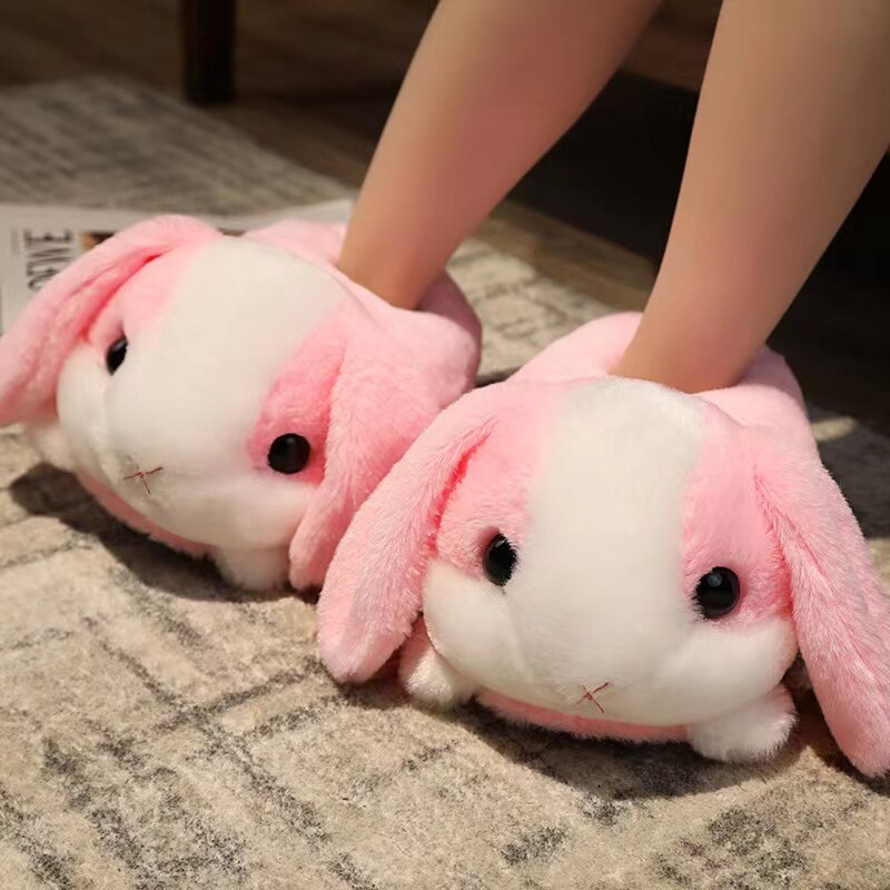 Rabbit Plush Slippers