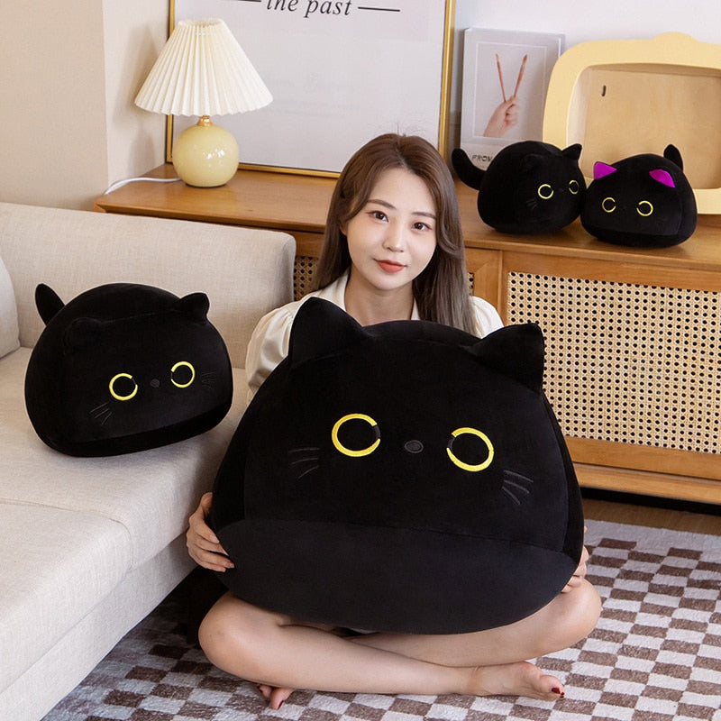 Multi Sized Black Kitty Plushies