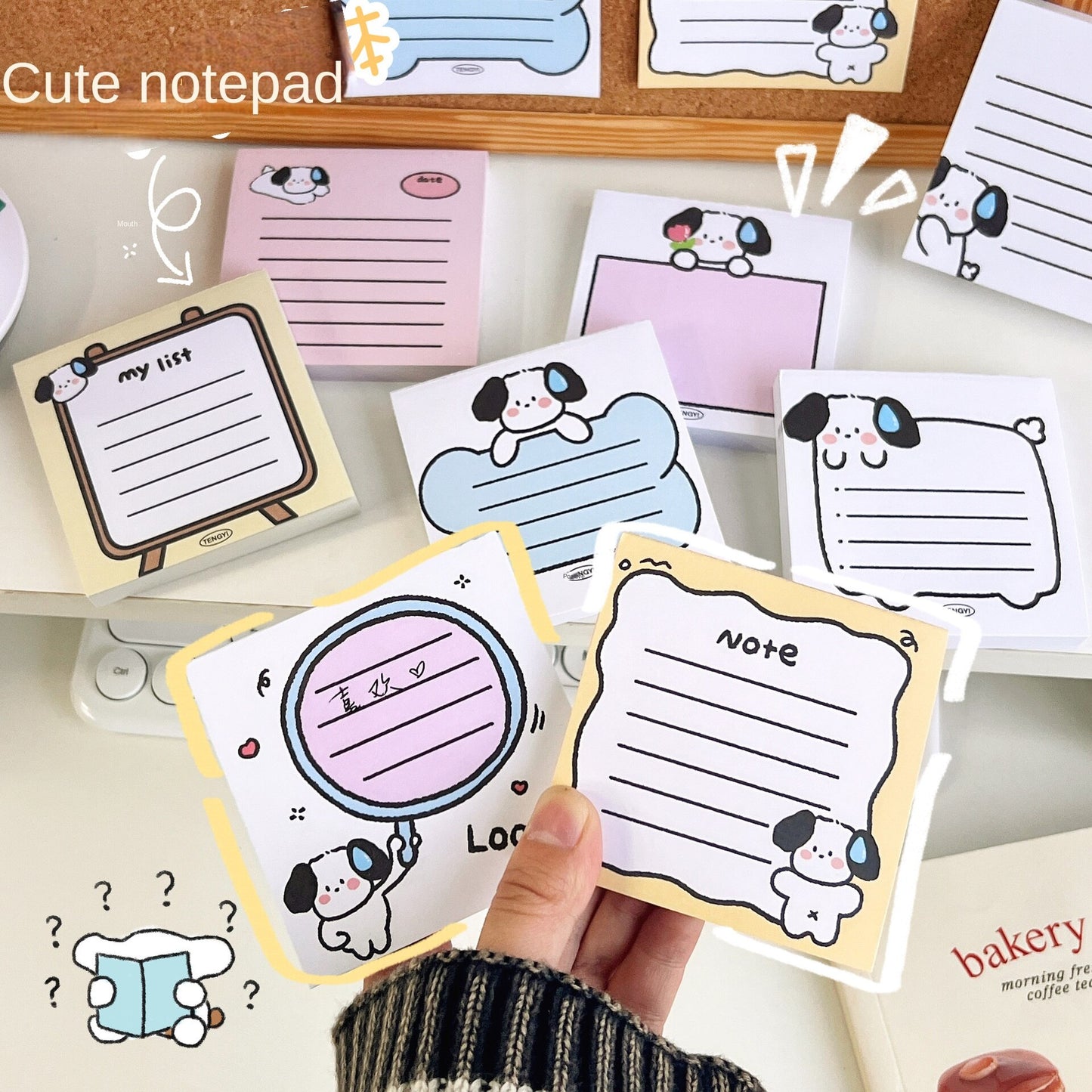 Cute Doggy Sticky Notes