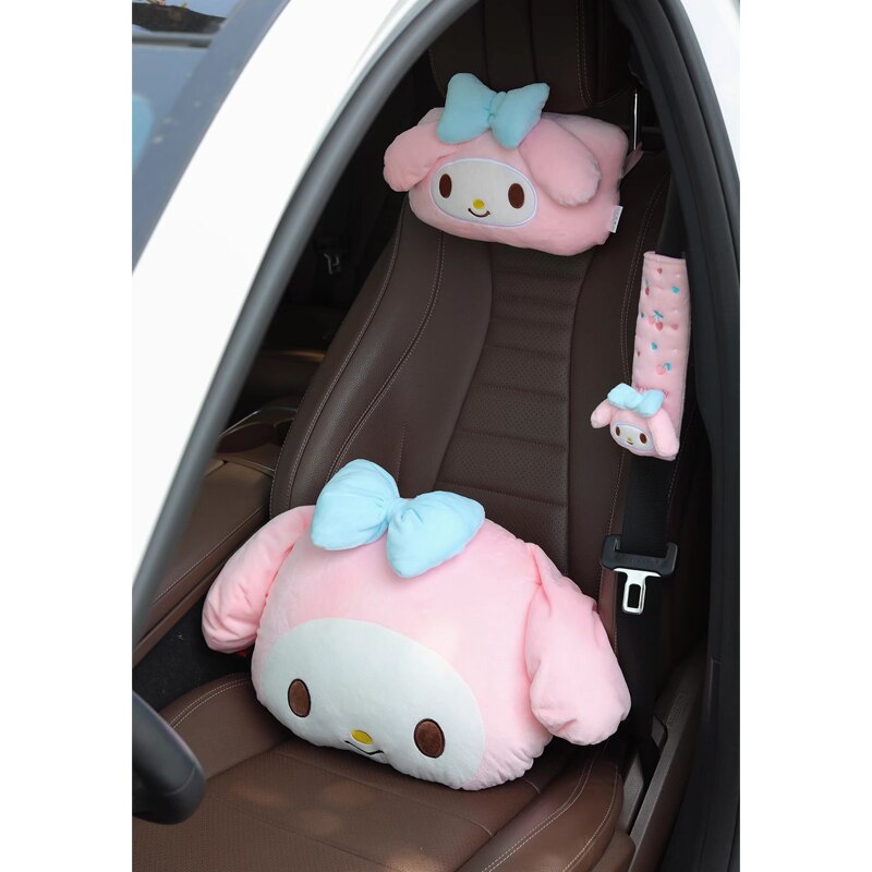 Sanrio Seatbelt Cover and Head Pillow