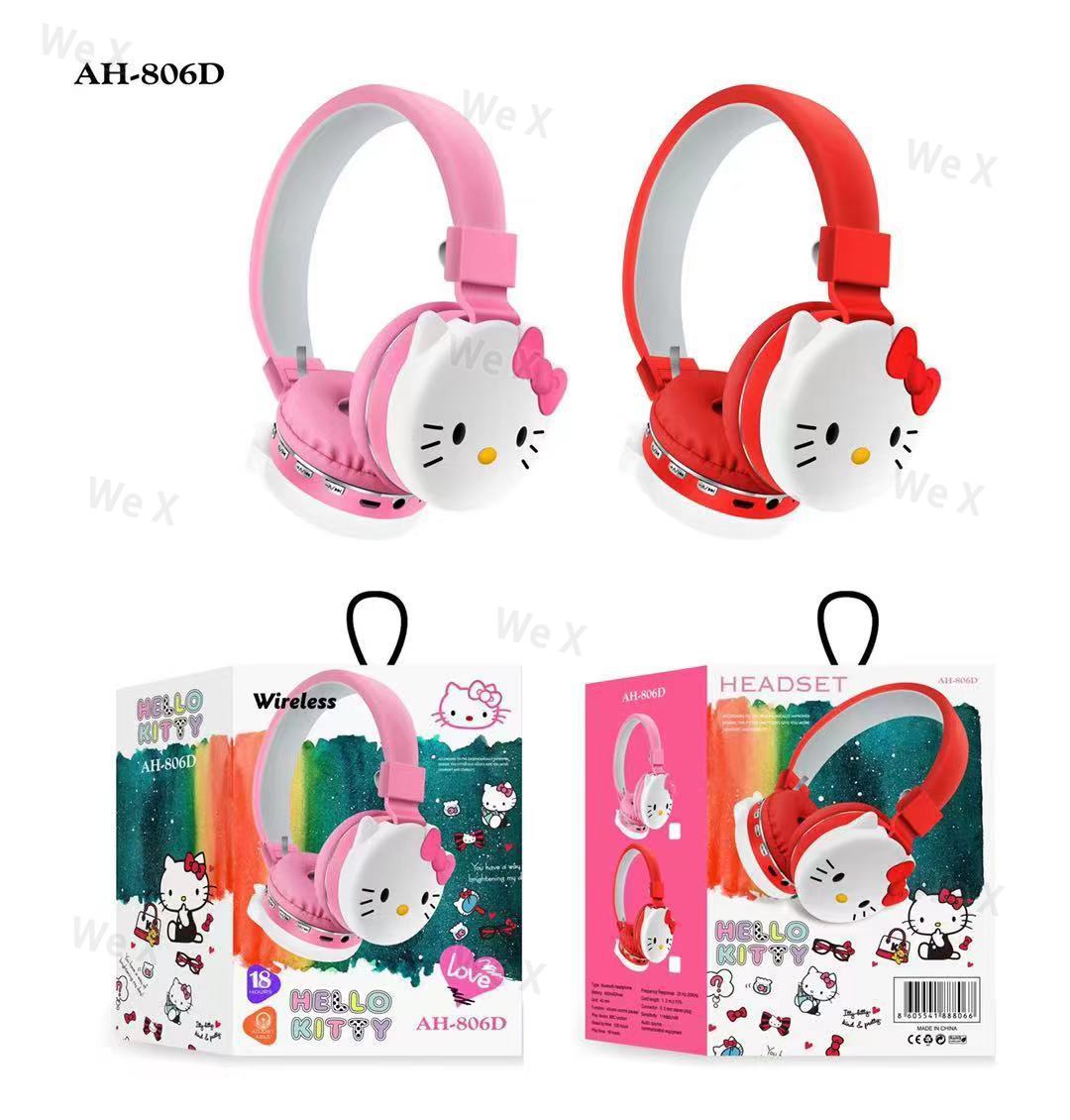 Cute Hello Kitty Bluetooth Wireless Headphones