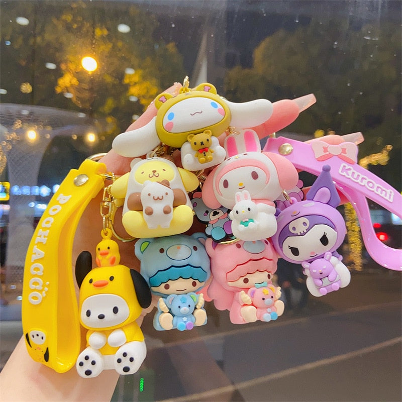 Sanrio Silicone Hello Kitty Keychain