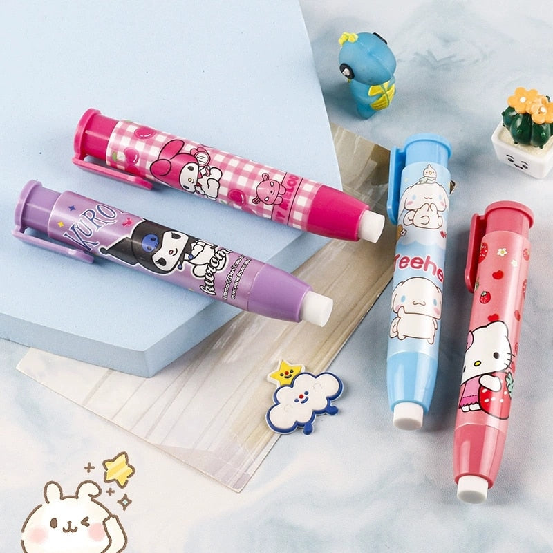 12-24Pcs Sanrio Hello Kitty Erasers
