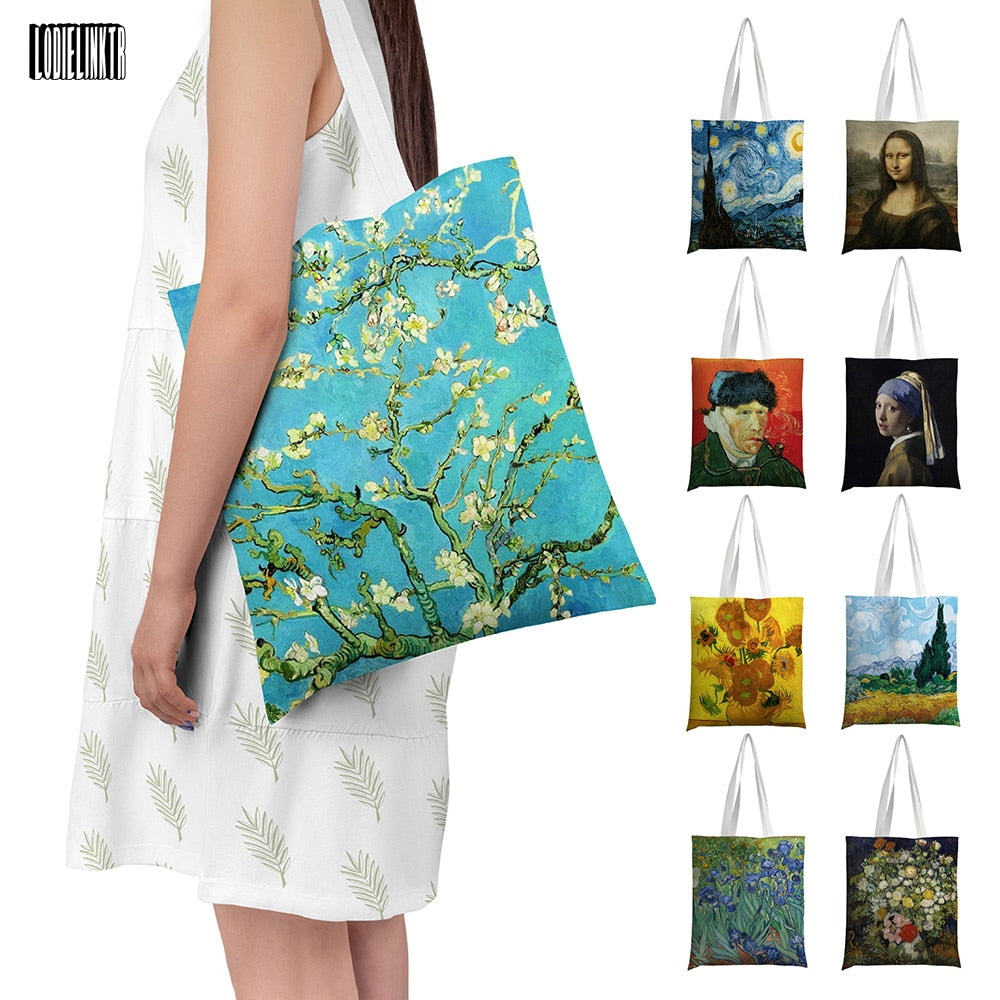 Van Gogh Oil Painting Tote Bag