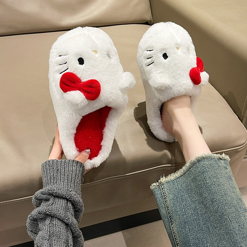 Sanrio Hello Kitty Plush Slippers