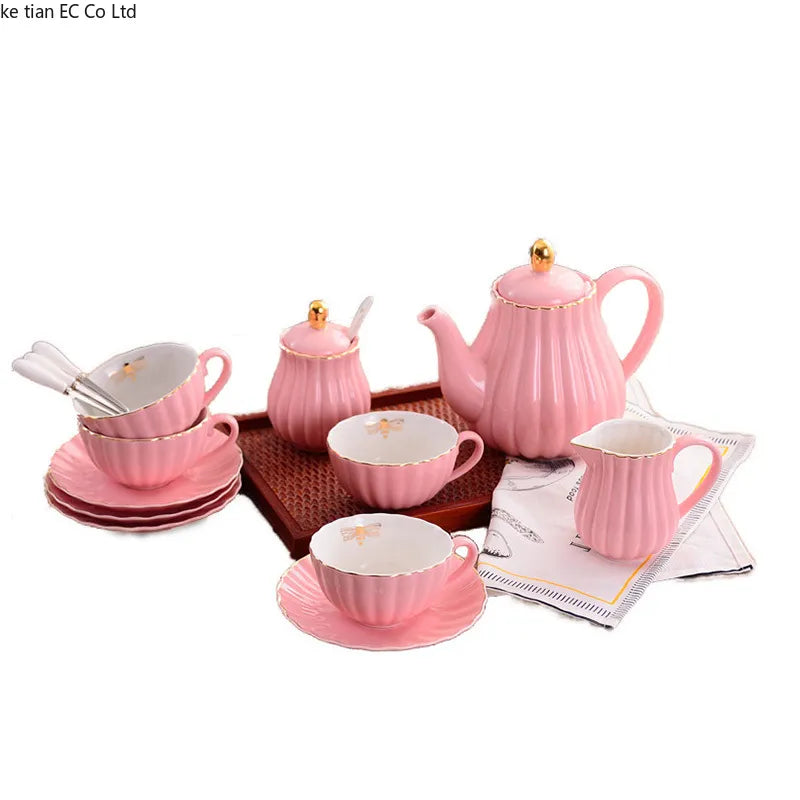 English Rose European Ceramic Tea Set