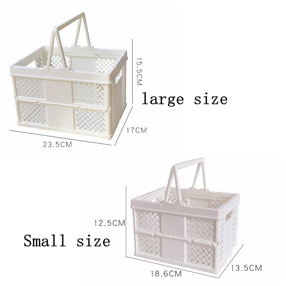 Desktop Folding Mini Storage Basket