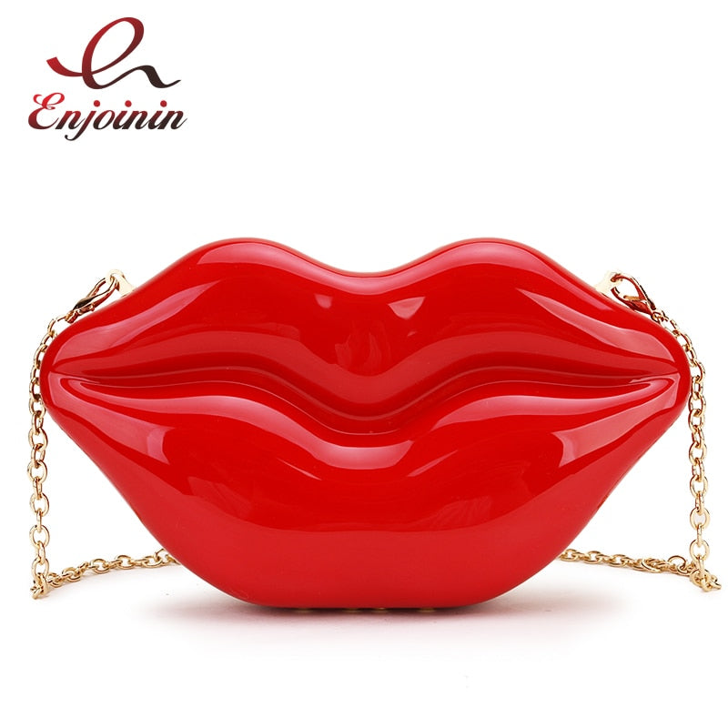 Sexy Red Lips Clutch