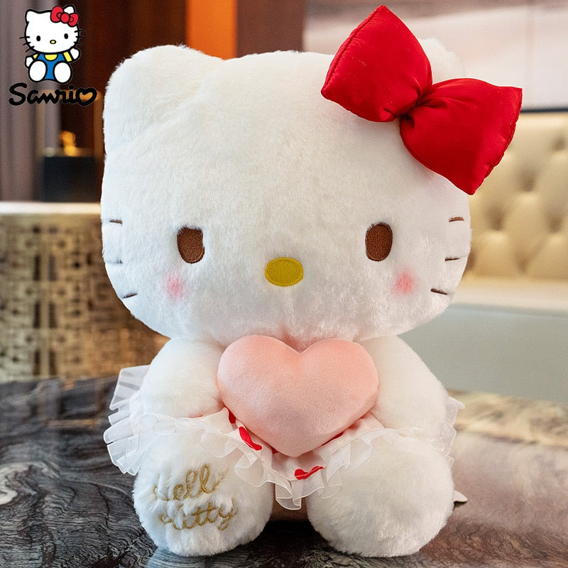 Hello Kitty Plushie w/ Heart