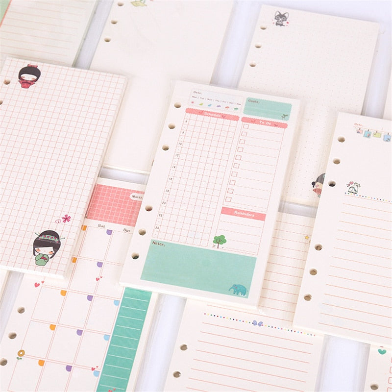 A5 and A6 Notebook Refill Paper